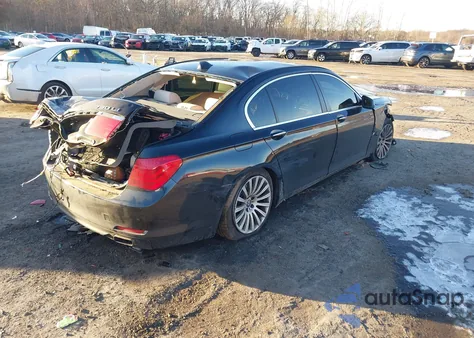 2011 BMW 750 Lxi from USA, damaged, VIN WBAKC8C56BC433889